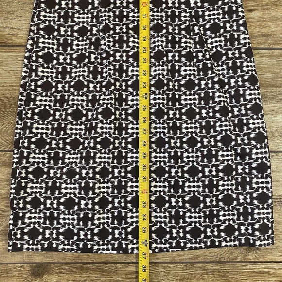 Danny & Nicole Sleeveless Brown White Pattern - Picture 8 of 15